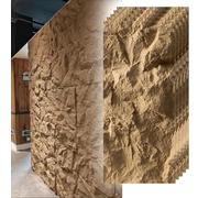 MLYAYE Heavy Duty Stone Look Wall Covering, Pu Textured Wainscoting Panels Faux Rock for Exterior Wall Decoration/Courtyard/Hotels/Restaurants - Easy to Install(5 pcs)