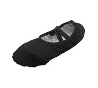 Mlykosd Flat Shoes Children's Canvas, Dance Slippers Girls 36 Low Shoes Non-Slip Sole Shoes Lightweight Gymnastics Shoes Comfortable Hiking Shoes Breathable Girls Shoes Soft Barefoot Shoes, black, 12