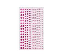 MLYPRU Magnetic Beads Ear Seeding Kit with Sweat-Proof Ear Acupuncture Stickers for Daily Use - Calm Pops Ear Seeds Acupuncture Kit for Banquets & Dating(Pink - 212PCS)