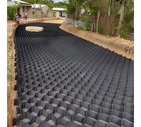 MLYY Driveway Geogrid Paker for Erosion/Concrete Control - Garden/Parking, Permeable Honeycomb Granite Stabilizer, 2 Inch Tall, 6.5ft/ 10ft/ 13ft/ 16.5ft/ 20ft Wide (Size : 2m x 7m (6.5ft x 23ft))
