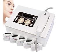 MLYYYDSS 7D Hifu Anti-Wrinkle Facial Skin Tightening Beauty Machine, High Intensity Focused Body Slimming Machine, Tightens Fine Lines, Rejuvenates Skin and Slims the Body 5Heads