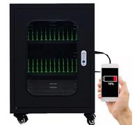 MLYYYDSS Cell Phone Charging Stations Portable Mobile Charging and Storage Cart, USB Rechargeable Mobile Phone Charging Cabinet,for Office Classroom 30Slots