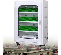 MLYYYDSS Cell Phone Charging Stations USB Rechargeable Cellphone Locker, Cell Mobile Phone Organizer Mobile Phone Charging Cabinet W/Universal Wheels 50Slots