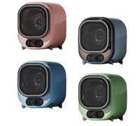 MLYYYDSS Mini Tumble Dryer, Small Compact Tumble Laundry Dryer for Home, 450W Electric Tumble Dryer for Apartment, Home, Dorm, Balconies, Bathrooms,Pink-220V