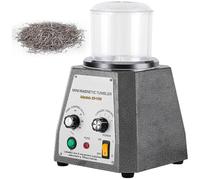 MLYYYDSS Polisher Machine,Mini Magnetic Tumbler Polishing Machine,Professional Magnetic Tumbler Jewelry Polisher Finisher Machine Polishing Tool