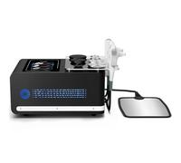 MLYYYDSS Professional 8-in-1 RF device with 3 handpieces for CET/RET thermotherapy, Tecar therapy diathermy device, 448 kW radiofrequency therapy device for deep-acting physical treatment Black