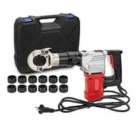 MLYYYDSS Rechargeable Wire Terminal Lug Tool Electric Hydraulic Cable Lug Crimper, Battery Powered Hydraulic Crimping Tool for Copper and Aluminum Terminal Lugs B