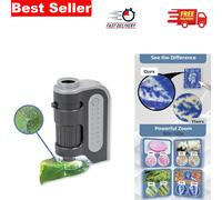 MM-300 MicroBrite Plus LED Pocket Microscope 60-120x - Explore Nature Elegantly