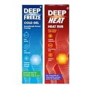 MM Deep Freeze Cold Gel 100g + Deep Heat Heat Rub 100g - Fast Pain Relief Bundle for Muscle & Joint Pain - Effective Dual Therapy Solution