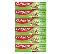 MM Herbal Toothpaste 100ml Pack of 6 | Natural Herbal Toothpaste with Mint, Neem & Eucalyptus | Fresh Breath, Strong Teeth & Gum Care | Value Bulk Pack