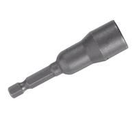 MM Hex Shank Nut Driver for Panel Nuts and Ceiling Hooks | Chrome Vanadium Steel, Ergonomic Black Handle, Electric Drill Use, Picture Hanging and Light Fixture Installation