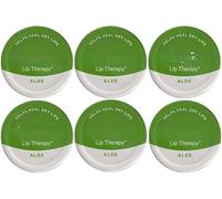 MM Lip Therapy Aloe Vera 20g - Pack of 6 | Soothing Lip Balm for Dry & Chapped Lips | Hydrating & Cooling Formula | Pocket-Sized Lip Care + Free Skincare Sample