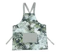 Mm Living Florian Cotton Apron With Dual Patch Pocket, Multi