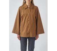MM Max Mara Short Relaxed-Fit Trench Coat in Technical Fabric with Classic Collar - Size: 38 - female