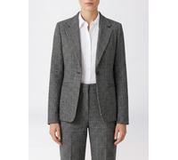MM Max Mara Single-Breasted Prince of Wales Check Blazer in Viscose Blend - Size: S - female