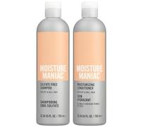 MM Moisture Maniac Shampoo & Conditioner 750ml Duo | Hydrating Hair Care Set for Dry, Frizzy Hair | Sulphate-Free Formula | Smooth, Soft & Nourished Hair | Salon Size Twin Pack