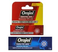 MM Orajel Mouth & Dental Gel - Fast-Acting Pain Relief for Toothache, Gum Pain, and Mouth Ulcers - Effective Oral Care Gel
