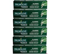 MM Palmolive Men Classic Shave Cream Pack of 6 - Smooth Shave, Rich Lather, Softens Facial Hair, Classic Fragrance, All Skin Types, Daily Grooming