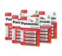 MM Panasonicc AA Batteries 1.5V Zinc Carbon - 5 x 4 Packs (20 Batteries) | Reliable Long-Lasting Power for Everyday Devices | Value Bulk Pack Non-Rechargeable AA Cells
