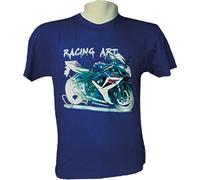 MM RACING ART GSX-R T-Shirt blue XXL