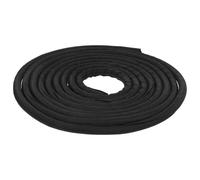 MM Self Wrapping Split Cable Sleeve Polyester Cord Protector | Black 4m Length, PET Proof Concealer for Wires and USB Power Cord in Living Rooms