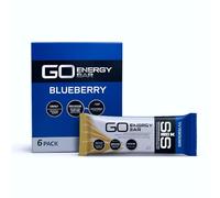 MM SiS GO Energy Bar Blueberry - 6 Pack | High Carb Fruit Infused Energy Bar for Endurance, Running, Cycling & Triathlon | Fast-Release Carbs for Sports & Training Fuel