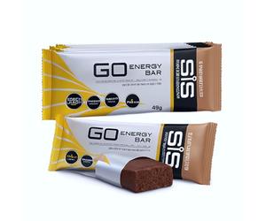 MM SIS Go Energy Bar - High Carb, Fruit Infused, Chocolate Fudge Flavour (6 Pack) - Ideal for Running, Cycling & Training - 25g Carbs per Bar
