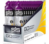 MM SiS GO Isotonic Energy Gels, Running Gels with 22g Carbohydrates, Low Sugar, Blackcurrant Flavour, 60ml Per Serving (30 Pack)