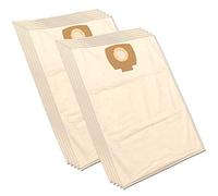 MM Trading 20 Premium Micro Fleece Vacuum Cleaner Bags compatible with Nilfisk AERO 21 / AERO 21 INOX, AERO 26, AERO 31 INOX & VL200 Vacuum Cleaner | 20 Pieces | Fleece Filter Bags