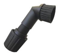 MM Trading Premium vacuum cleaner furniture brush, nozzle suitable for Philips, Princess, Privileg, Profilo, Profimaster, Progress | with swivel head | with universal Vario adapter | Color: Black