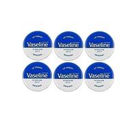 MM Vaseline Lip Therapy Petroleum Jelly Original 20g x 6 Tins | Soothing Lip Care | Moisturising & Protective Balm for Dry Lips | Free Skincare Sample Included
