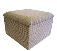 mm08enn Soft Jumbo Cord Storage Box/Pouffe/Footstool - Extra Large & Large Size, Beige Jumbo Cord