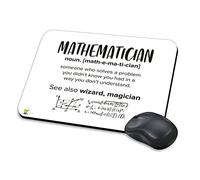 MM180 - Defination of Mathematician Funny Novelty Gift Mousemat/MousePad Anti Slip Laptop Computer PC Mouse Mat