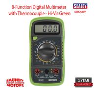 MM20HV 8-Function Digital Multimeter with Thermocouple - Hi-Vis Green