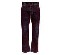 MM6 Maison Margiela five-pocket faded jeans - Red 28-29-30-31-32-34