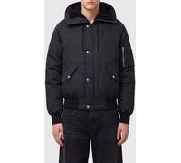 MM6 MAISON MARGIELA Hooded Padded Nylon Bomber Jacket with Multiple Pockets - Size: 50 - male