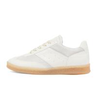 MM6 Maison Margiela Men's Leather Lace Up Sneakers Gardenia/Dawn Blue