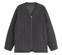 MM6 Maison Margiela Men's Light Padded Collarless Jacket Black/Black