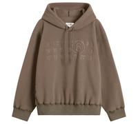 MM6 Maison Margiela Men's Logo Fleece Sweatshirt Taupe