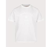MM6 Maison Margiela Mens Relaxed Fit Six Print T-Shirt - Colour: 101 Off White - Size: XL
