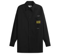 MM6 Maison Margiela Men's Wool Blend Tailored Shirt Black IT 48