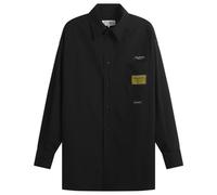 MM6 Maison Margiela Men's Wool Blend Tailored Shirt Black It 52