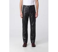 MM6 MAISON MARGIELA Straight-Leg 5-Pocket Trousers in Faux Leather - Size: 32 - male