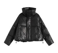 MM6 Maison Margiela Women's Faux Leather Padded Jacket Black Small
