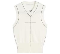 MM6 Maison Margiela Women's Knitted V Neck Vest Off White