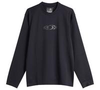 MM6 Maison Margiela Women's x Salomon Perforated Long Sleeve Sweater Washed Black