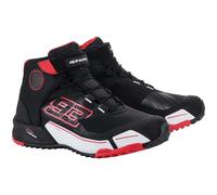 MM93 Alpinestars Motorcycle Shoes CR-X Drystar® - Black/Red/White
