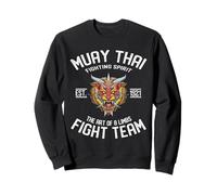 MMA and Muay Thai Lion Demo The Art Of Eight Limbs Sweatshirt