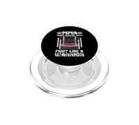MMA Cage Fighting Fight Like A Worrior Mixed Martial Arts PopSockets PopGrip for MagSafe