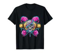 MMA Champion Title Belt Skull Grappling Art T-Shirt